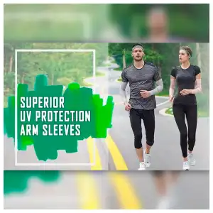 6 Pares de Mangas Refrescantes para Hombres y Mujeres, Protección UV para Ciclismo, Correr y Protección Solar miniatura 2